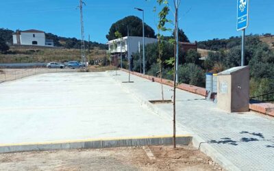 La imagen | Cabezas Rubias presume de su nuevo área de autocaravanas