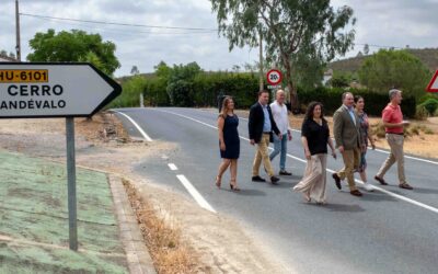 Comienzan las obras de la carretera de San Telmo a El Cerro de Andévalo