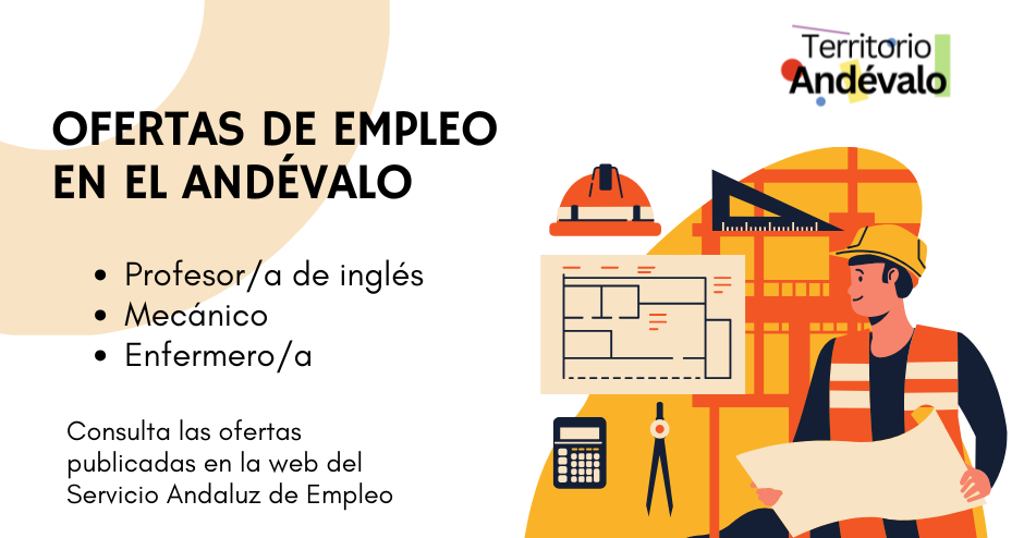 Post Facebook Oferta De Empleo Construcción Ilustrado Naranja (2)