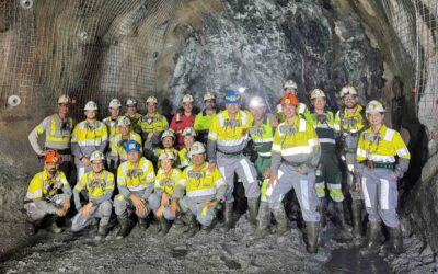Primera voladura de producción en La Calañesa, una nueva masa de mineral en Aguas Teñidas