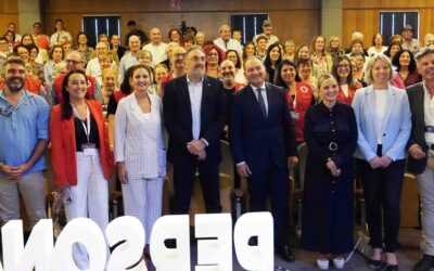 Vecinos del Andévalo participan en un encuentro provincial sobre bienestar y salud entre mayores