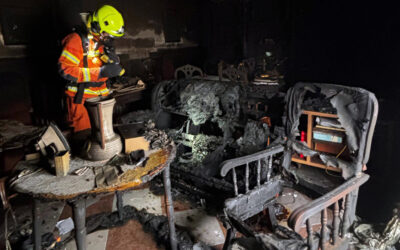 Fallece una persona en el incendio de su vivienda en Sanlúcar de Guadiana