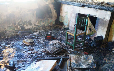 Mueren tres perros y un joven resulta herido en el incendio de su vivienda rural en Valverde