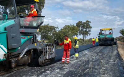 La mejora de la carretera entre El Cerro y San Telmo encara su fase final