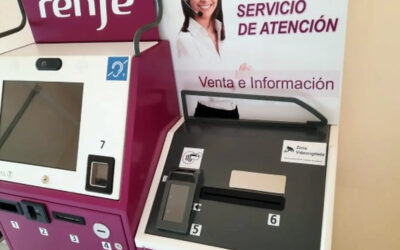 La estación de Calañas estrena máquina para comprar billetes sin pasar por taquilla