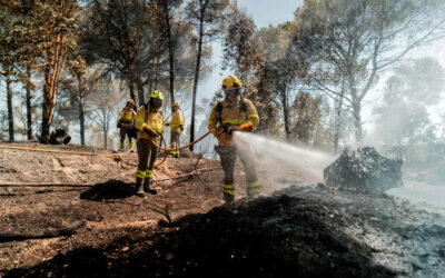 El Plan Infoca da por estabilizado el incendio de Niebla tras 10 días de extinción