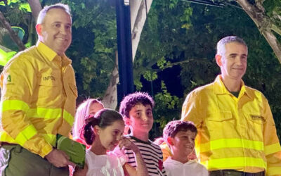 Valverde reconoce a sus protectores del incendio en el inicio de ‘La Fiesta del Puente’